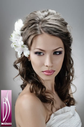 photo bridal wedding hairstyle salon