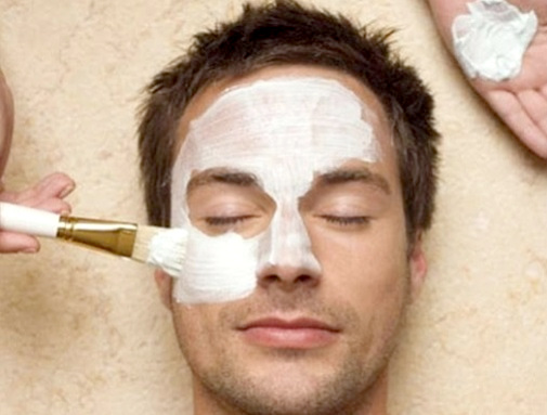 photo men's facial treatment