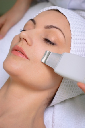 photo ultrasound face cleansing