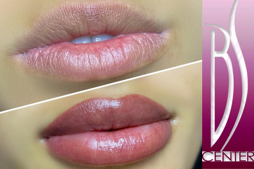 Permanent Aquarel lips